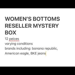 WOMENS BOTTOMS RESELLER MYSTERY BOX